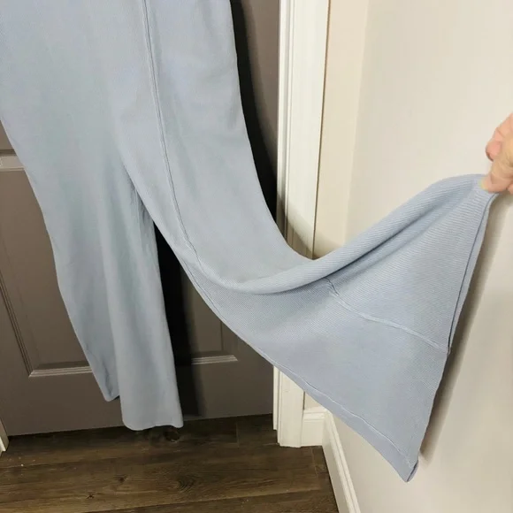 FREE PEOPLE BEACH | Avenue One-Piece Jumpsuit Cotton Oversized Wide Leg Size S - Picture 8 of 14